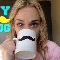 DIY Movember Moustache Mug